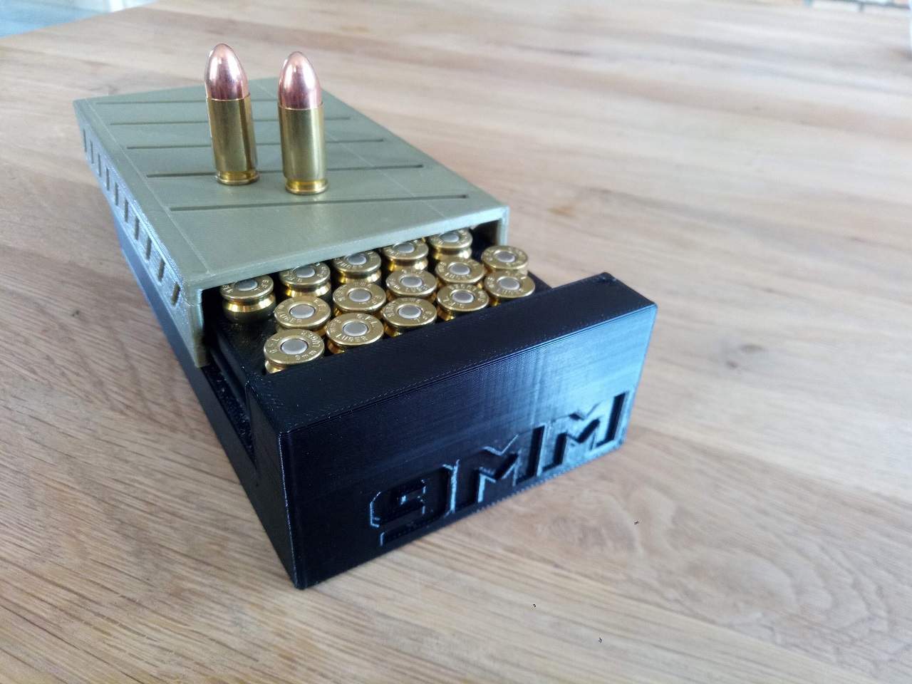 Zobrazit detail výrobku Krabička na 9mm náboje, 50ks