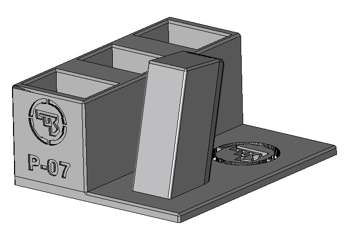 Zobrazit detail výrobku Stojánek do trezoru na CZ P07 a 3 zásobníky