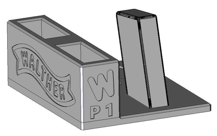 Zobrazit detail výrobku Stojánek do trezoru na Walther P1 + 2 zásobníky